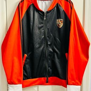 Porsche Logo Lightweight Polyester Mens Jacket Large